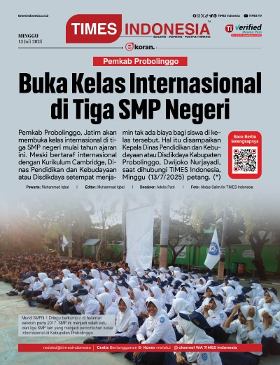 Edisi Minggu, 13 Juli 2025: E-Koran, Bacaan Positif Masyarakat 5.0