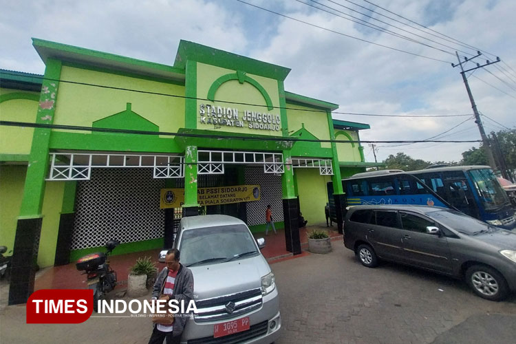 Disporapar Sidoarjo Kucurkan Rp5,6 Miliar untuk Ganti Lampu Stadion Jenggolo