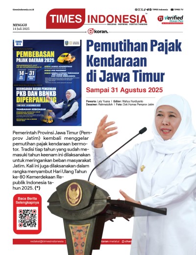 Edisi Senin, 14 Juli 2025: E-Koran, Bacaan Positif Masyarakat 5.0
