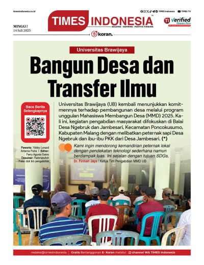 Edisi Senin, 14 Juli 2025: E-Koran, Bacaan Positif Masyarakat 5.0