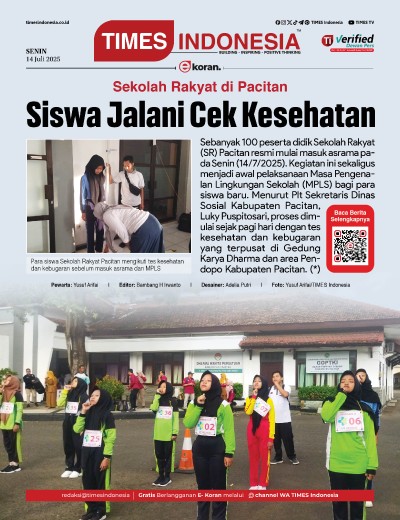 Edisi Senin, 14 Juli 2025: E-Koran, Bacaan Positif Masyarakat 5.0