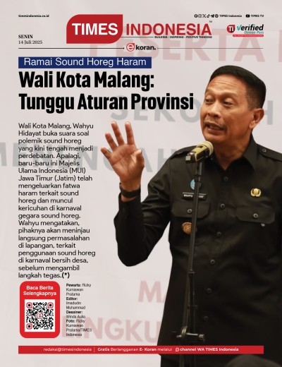 Edisi Senin, 14 Juli 2025: E-Koran, Bacaan Positif Masyarakat 5.0