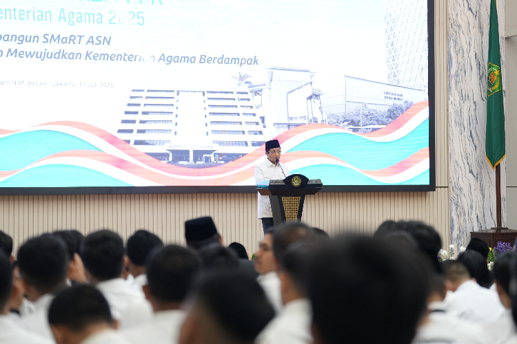 Menag Sebut ASN Kemenag Bukan Hanya Melayani Masyarakat Tetapi Juga Menjaga Moral Bangsa