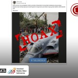 CEK FAKTA: Hoaks! Pesawat Israel Jatuh di Tanjung Balai