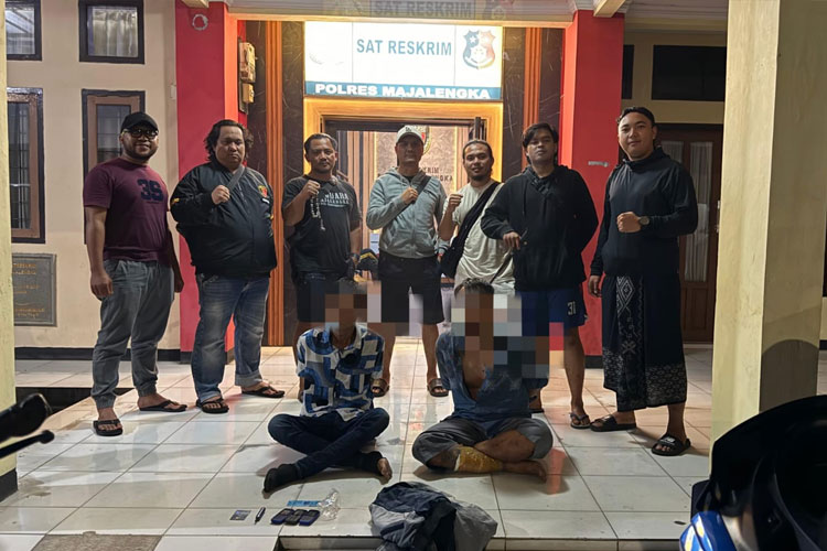 Terus Diburu, Pelaku Pecah Kaca Dibekuk Polres Majalengka saat Hendak Kabur ke Lampung