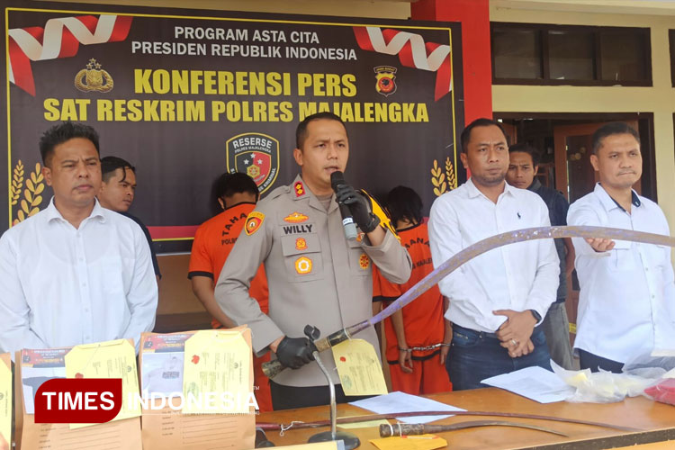 Kasus Polisi Dibacok Geng Motor di Majalengka, Empat Orang Ditetapkan Jadi Tersangka