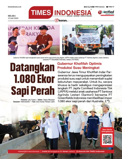 Edisi Selasa, 15 Juli 2025: E-Koran, Bacaan Positif Masyarakat 5.0