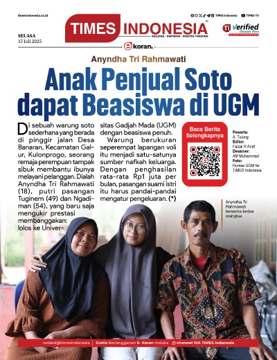 Edisi Selasa, 15 Juli 2025: E-Koran, Bacaan Positif Masyarakat 5.0