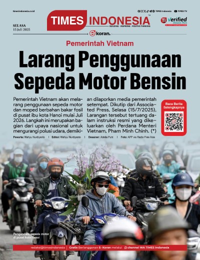 Edisi Selasa, 15 Juli 2025: E-Koran, Bacaan Positif Masyarakat 5.0