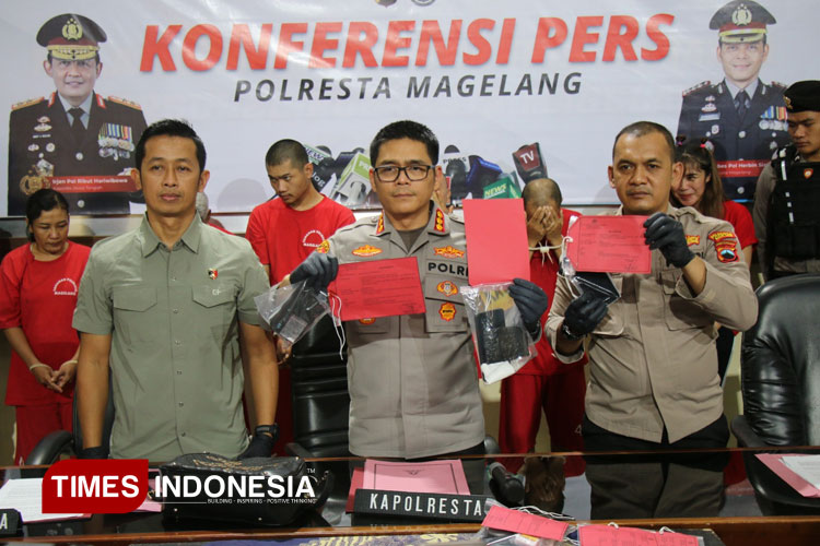 Peredaran Sabu Libatkan Oknum Kades dan Jaringan Lintas Daerah Berhasil Diungkap Polresta Magelang