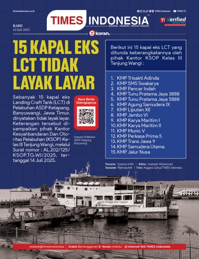 Edisi Rabu, 16 Juli 2025: E-Koran, Bacaan Positif Masyarakat 5.0