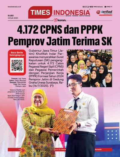 Edisi Rabu, 16 Juli 2025: E-Koran, Bacaan Positif Masyarakat 5.0