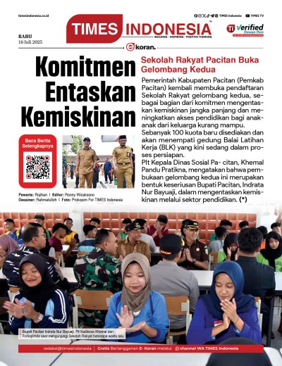 Edisi Rabu, 16 Juli 2025: E-Koran, Bacaan Positif Masyarakat 5.0