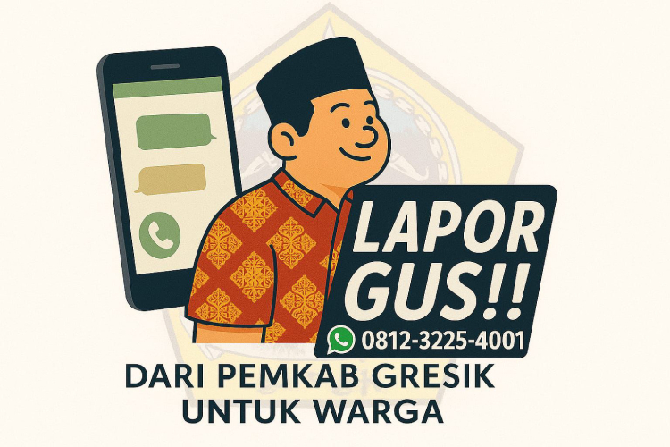 Baru Diluncurkan, Layanan Via WhatsApp Lapor GUS Disambut Antusias Warga Gresik