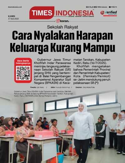 Edisi Kamis, 17 Juli 2025: E-Koran, Bacaan Positif Masyarakat 5.0