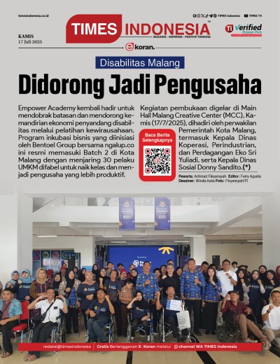 Edisi Kamis, 17 Juli 2025: E-Koran, Bacaan Positif Masyarakat 5.0