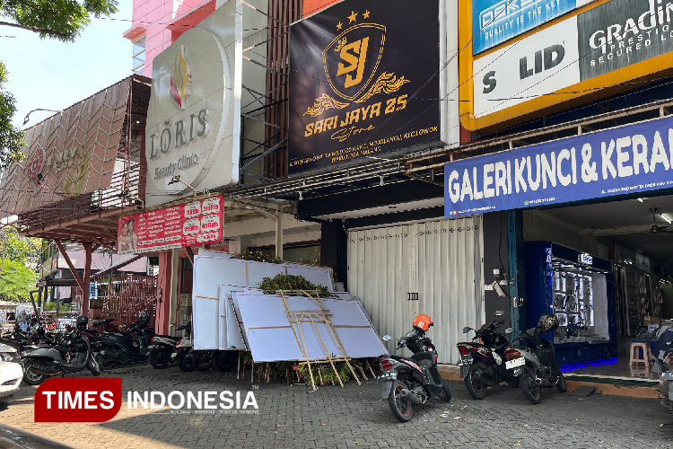 Gegara Konten King Abdi, Toko Miras Sari Jaya di Suhat Kota Malang Kini Tutup Total