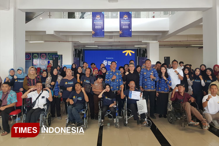 Pembukaan program inkubasi bisnis untuk penyandang disabilitas batch 2 oleh Empower Academy by Bangun Bangsa di MCC Kota Malang, Kamis (17/7/2025). (Foto: Achmad Fikyansyah/TIMES Indonesia)