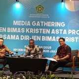 Kemenag Prioritaskan Pencegahan Perdagangan Orang Lewat Gereja