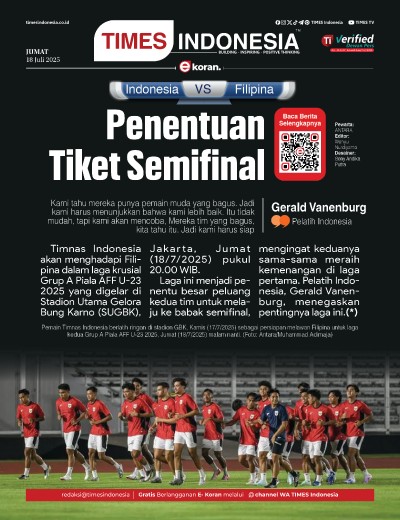 Edisi Jumat, 18 Juli 2025: E-Koran, Bacaan Positif Masyarakat 5.0