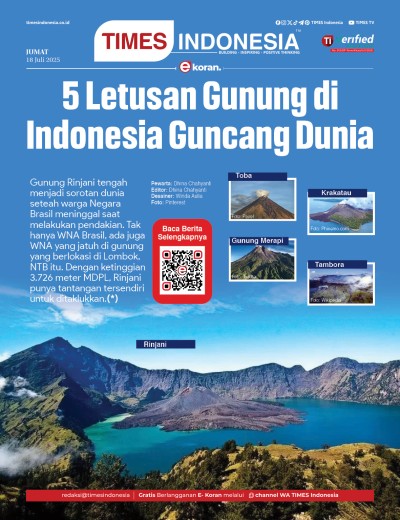 Edisi Jumat, 18 Juli 2025: E-Koran, Bacaan Positif Masyarakat 5.0
