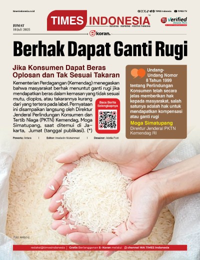 Edisi Jumat, 18 Juli 2025: E-Koran, Bacaan Positif Masyarakat 5.0