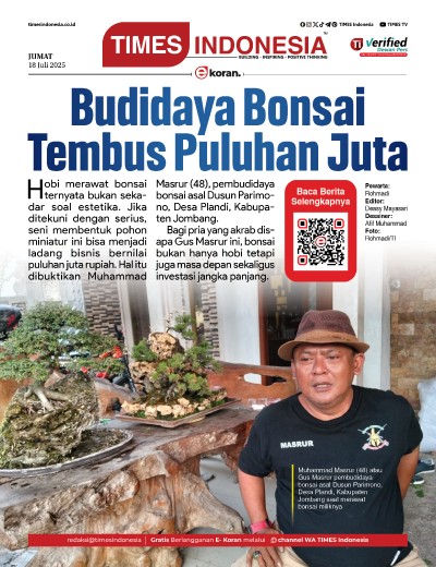 Edisi Jumat, 18 Juli 2025: E-Koran, Bacaan Positif Masyarakat 5.0