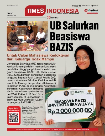Edisi Jumat, 18 Juli 2025: E-Koran, Bacaan Positif Masyarakat 5.0