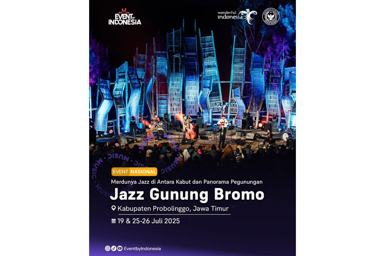 Pameran Seni Visual Jazz Gunung 2025 yang digelar di Jiwa Jawa Resort Bromo. (Foto: Tangkap Layar Jazz Gunung)