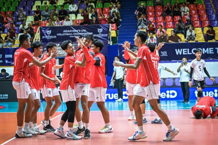 Timnas Voli Putra Indonesia Tundukkan Thailand di Kejuaraan Voli Asia  U-16