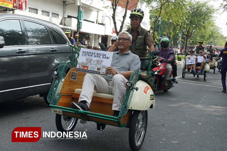 Malioboro Menuju Zona Hijau, Becak Listrik Jadi Ikon Wisata Ramah Lingkungan diYogyakarta