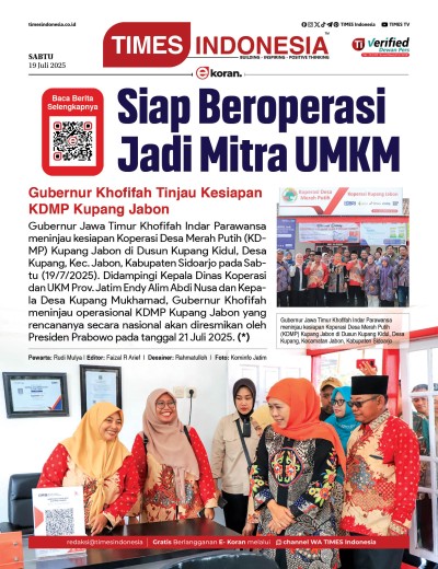Edisi Sabtu, 19 Juli 2025: E-Koran, Bacaan Positif Masyarakat 5.0