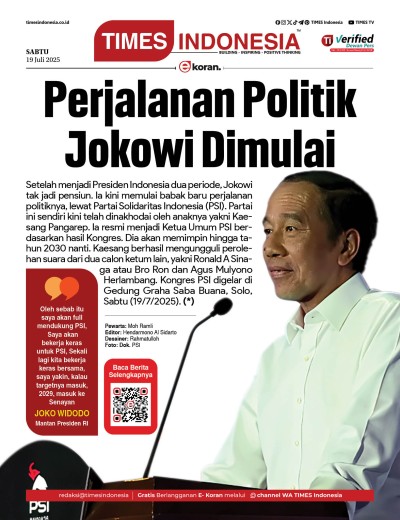 Edisi Sabtu, 19 Juli 2025: E-Koran, Bacaan Positif Masyarakat 5.0