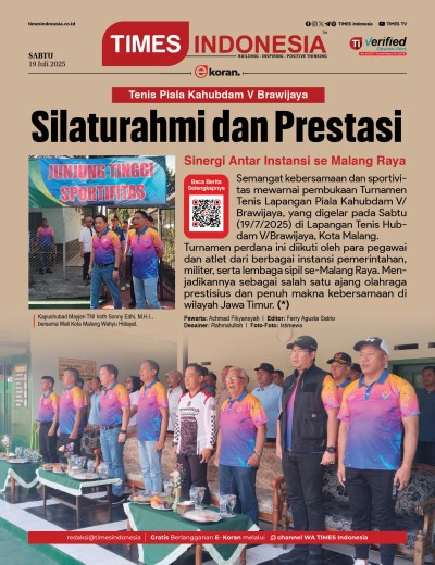 Edisi Sabtu, 19 Juli 2025: E-Koran, Bacaan Positif Masyarakat 5.0