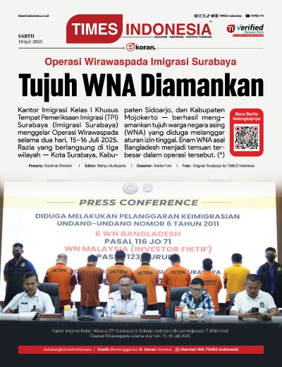 Edisi Sabtu, 19 Juli 2025: E-Koran, Bacaan Positif Masyarakat 5.0