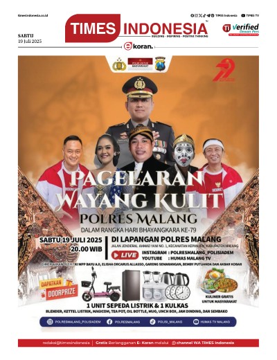 Edisi Sabtu, 19 Juli 2025: E-Koran, Bacaan Positif Masyarakat 5.0