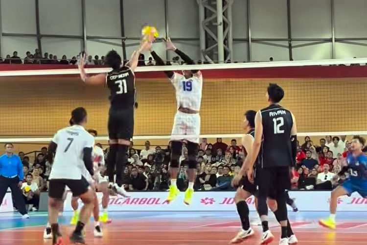 SEA V League 2025 Leg 2, Timnas Voli Indonesia Bekuk Kamboja 3-0