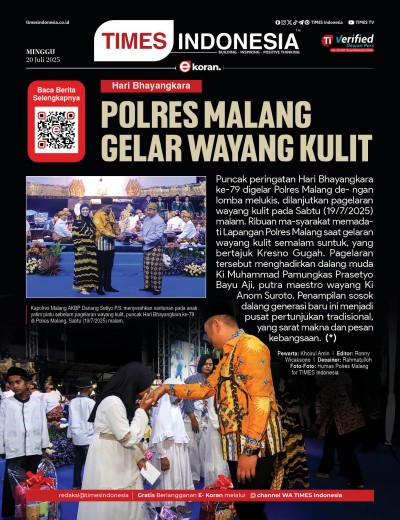 Edisi Minggu, 20 Juli 2025: E-Koran, Bacaan Positif Masyarakat 5.0