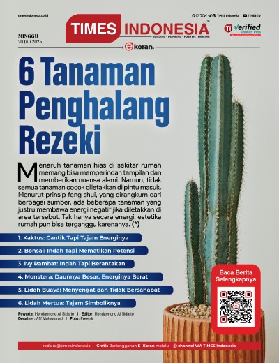 Edisi Minggu, 20 Juli 2025: E-Koran, Bacaan Positif Masyarakat 5.0