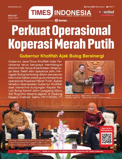 Edisi Minggu, 20 Juli 2025: E-Koran, Bacaan Positif Masyarakat 5.0