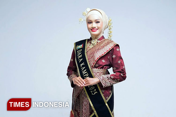 Winner Dara Kampar 2025, Zaskya Mahaputri. (FOTO: Kia for TIMES Indonesia)