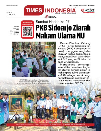 Edisi Senin, 21 Juli 2025: E-Koran, Bacaan Positif Masyarakat 5.0