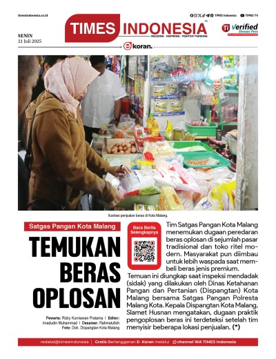 Edisi Senin, 21 Juli 2025: E-Koran, Bacaan Positif Masyarakat 5.0