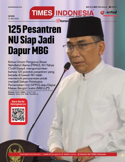 Edisi Senin, 21 Juli 2025: E-Koran, Bacaan Positif Masyarakat 5.0
