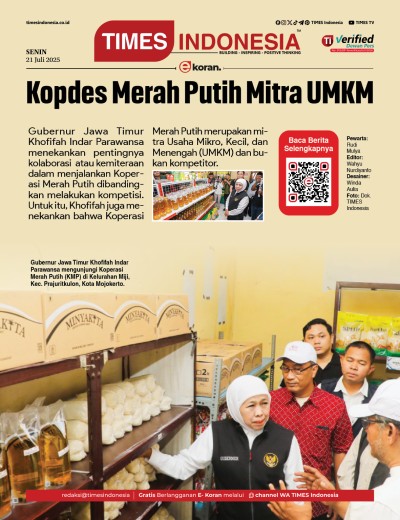 Edisi Senin, 21 Juli 2025: E-Koran, Bacaan Positif Masyarakat 5.0