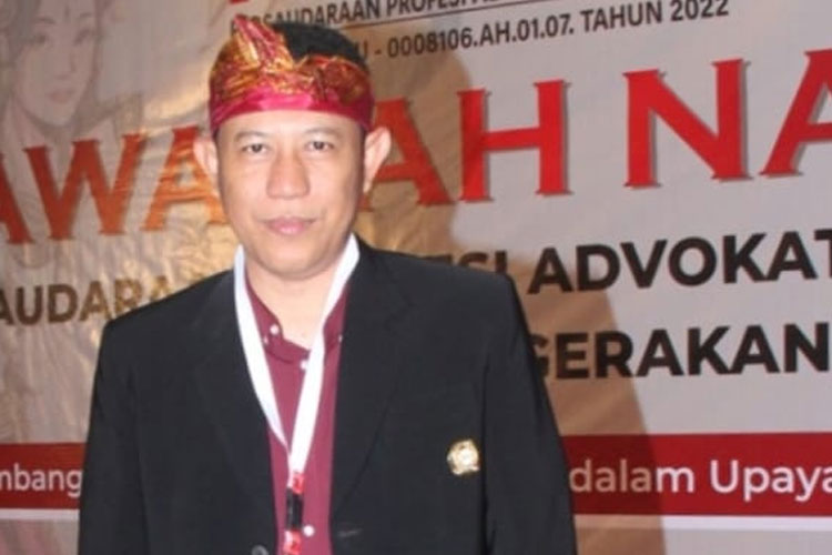 Ketua DPC Peradi Gerakan Bantul Sigit Fajar Rahman. (Foto: istimewa)