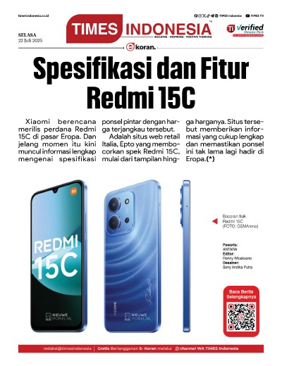 Edisi Selasa, 22 Juli 2025: E-Koran, Bacaan Positif Masyarakat 5.0