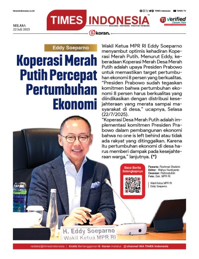 Edisi Selasa, 22 Juli 2025: E-Koran, Bacaan Positif Masyarakat 5.0