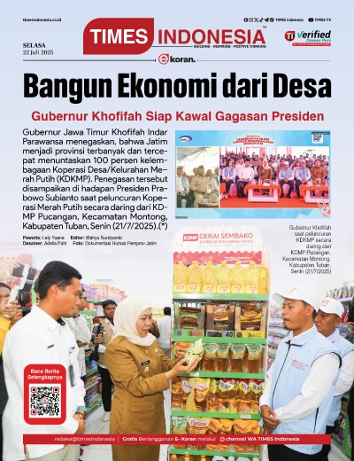 Edisi Selasa, 22 Juli 2025: E-Koran, Bacaan Positif Masyarakat 5.0