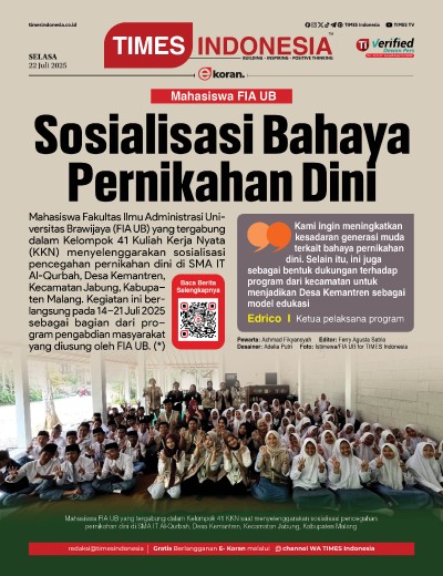 Edisi Selasa, 22 Juli 2025: E-Koran, Bacaan Positif Masyarakat 5.0